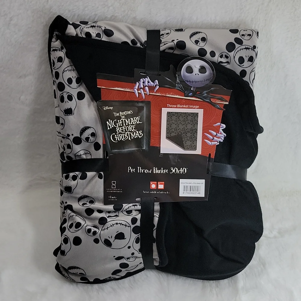 Disney Nightmare Before Christmas Pet Throw Blanket 30